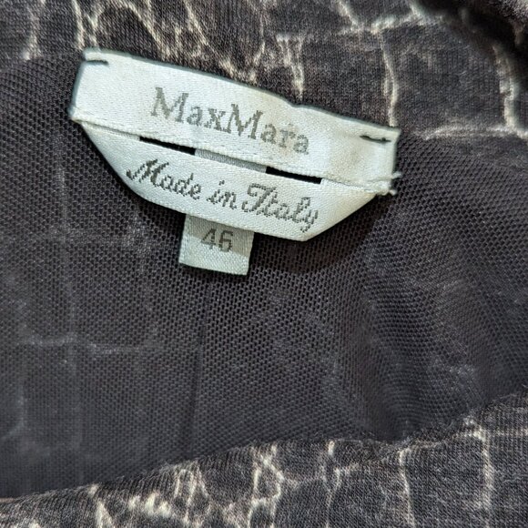 MaxMara - Wool blend long dress - sz 10 - Picture 4 of 8